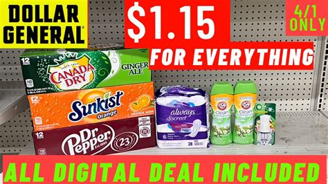 Dollar General Couponing 5 25 Haul 1 FOR EVERYTHING All Digital