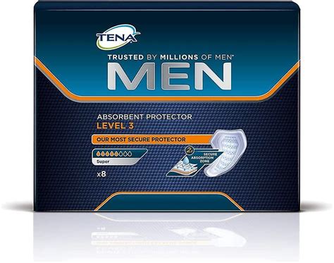 Tena Men Absorbent Protector Level 3 Incontinence Underwear X8 Fruugo UK