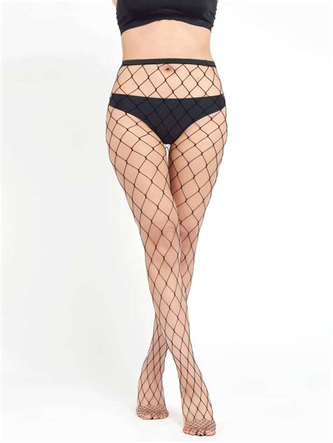 Minimalist Fishnet Tights SHEIN UK