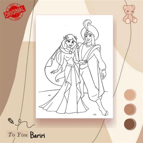 Jual Gambar Sketsa Mewarnai Princess Sketsa Lukis Sketsa Sablon
