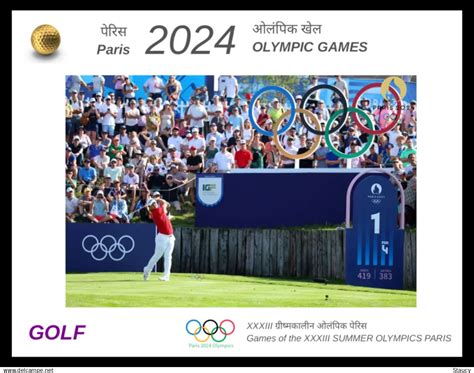 Verano 2024 París India 2024 XXXIII PARIS OLYMPICS GOLF Lot of 10