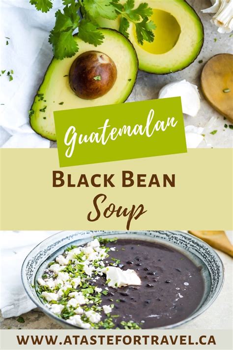 Guatemalan Black Bean Soup Sopa De Frijol