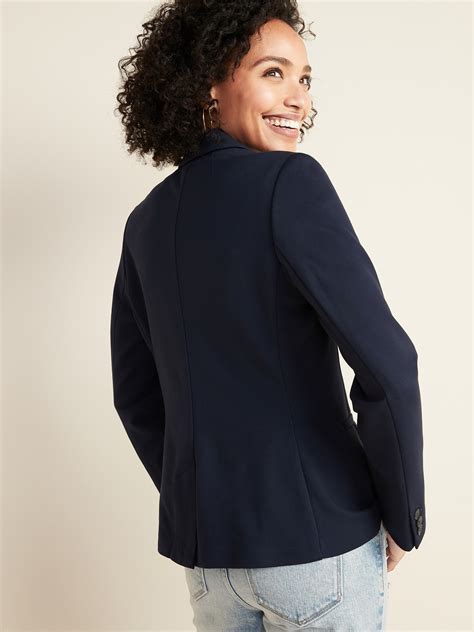 Classic Ponte Knit Blazer For Women Old Navy