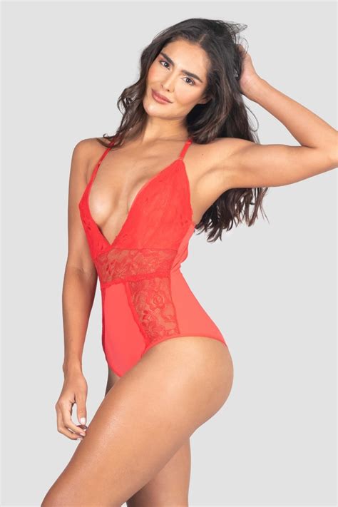 Body Lingerie Vera Vermelho Ref P04 5 C Kaisan