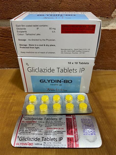 Gliclazide 80 Mg Tablet At ₹ 78stripe In Ahmedabad Id 25870018897