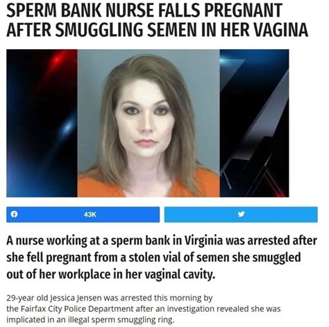 Sperm Bank Nurse Falls Pregnant After Smuggling Semen In Her Vagina A Nurse Working At A Sperm