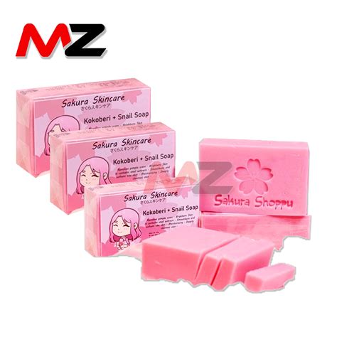 SET OF 3 Sakura Skincare X4 Whitening Soap 135G Lazada PH