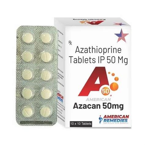 Azathioprine 50 Mg Tablet Packaging Size 20x10T At Rs 113 90 Stripe