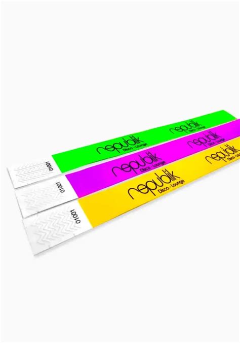 Pulseras Tyvek Personalizadas Tu Evento Con Estilo