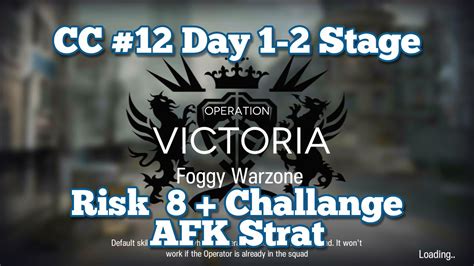 Arknights CC 12 Day 1 2 Stage Foggy Warzone Risk 8 Challenge