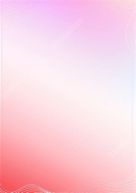 Square White Frame Pink And Orange Background Template Word Template