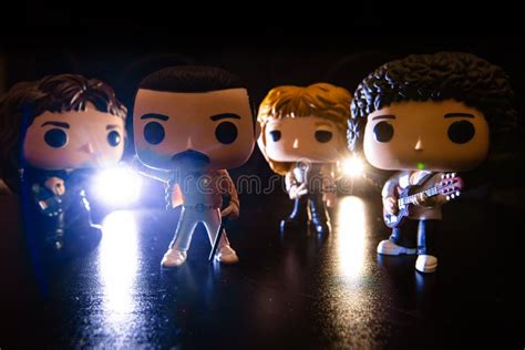 Funko POP Vinyl Figures of Queen Band Editorial Image - Image of ...