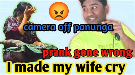 Trip Prank On Wife 🤣 She Cried Couple Goals Tamil Ragavi S Time Youtube