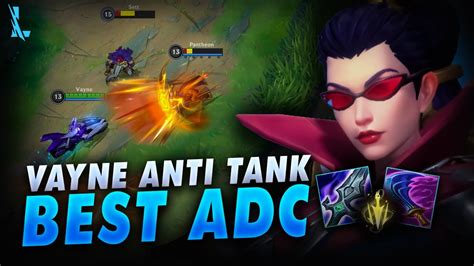 ADC Terbaik Kalau Nge Lawan Musuh Banyak Tank Build Item Rune Vayne