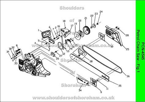 Exploring the Anatomy of Ryobi Chainsaw Parts: A Comprehensive Diagram