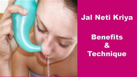 Jal Neti Kriya It S Technique And Benefits Youtube