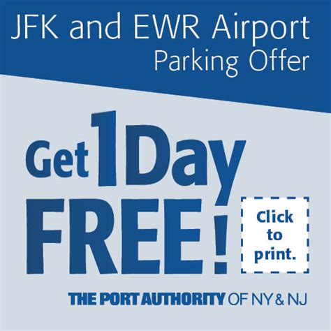 Get A Free Day Of Parking at JFK or EWR - Coupon - Hot Deals ...