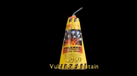 Pro Line Vuurwerk Vulcano Fountain Youtube