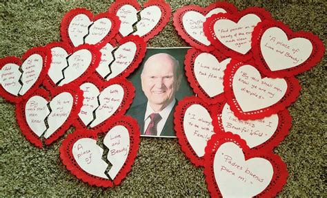 President Nelson Valentine S Day Activity Singing Time Ideas Lds