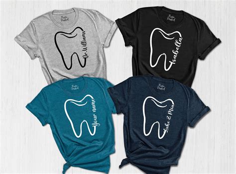Custom Dental Tee,custom Dentist Shirt,dentist Personalized Shirt