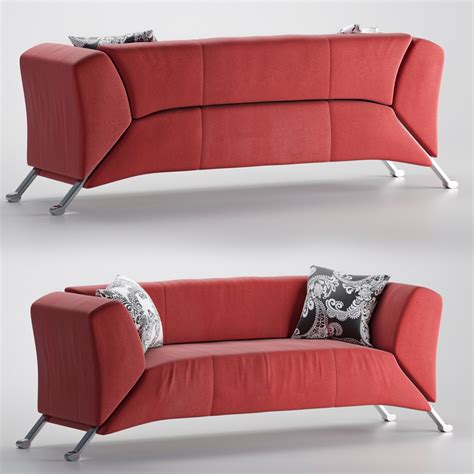 3D Redsofa Sofa Red - TurboSquid 1460950