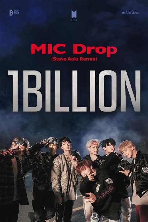 BTS MIC Drop Steve Aoki Remix Music Video Hits 1 Billion YouTube Views