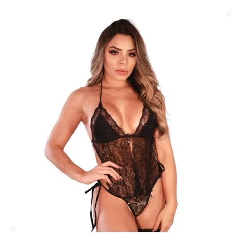 Lingerie Sexy Bory Em Renda Feminino Moda Conjunto Atraente