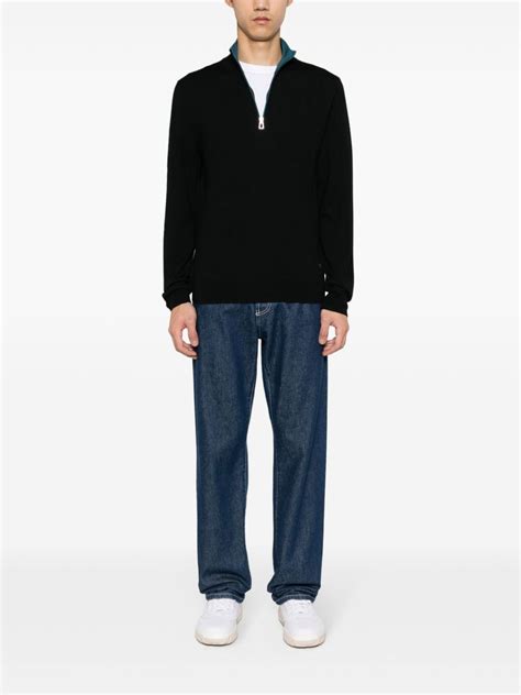 PS Paul Smith Embroidered Logo Merino Jumper Farfetch