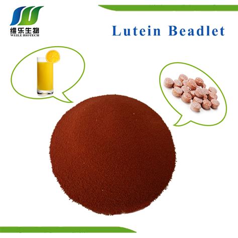 Natural Lutein Beadlet Food Colorant Cas No China Food