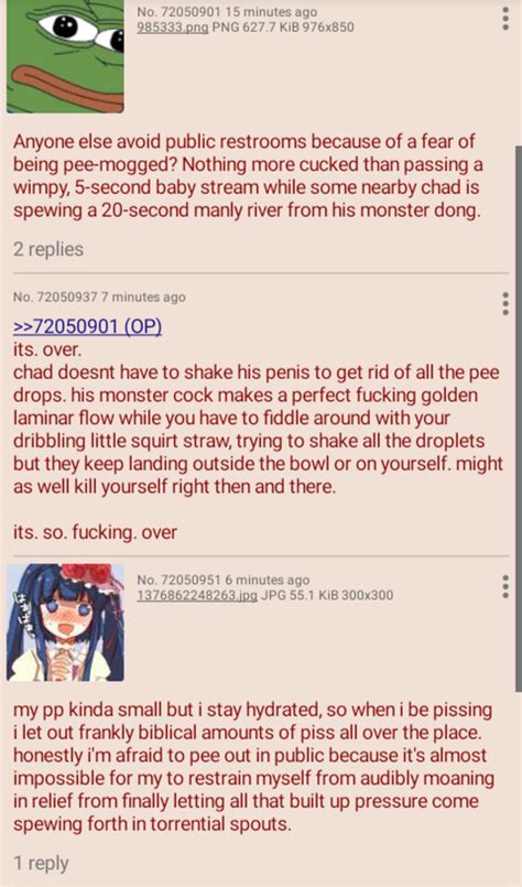 Anon Is Pee Mogged Mogging Know Your Meme