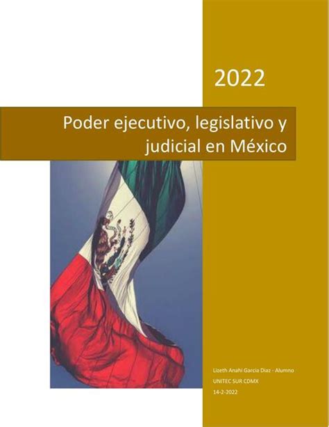 Poder Ejecutivo Legislativo Y Judicial Liz Gd Udocz