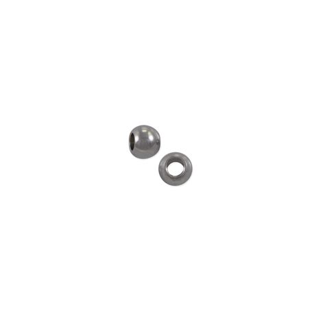 Round Beads 3mm Surgical Stainless Steel 10 Pcs