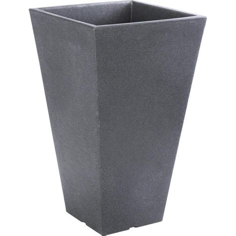 X Pots De Fleurs Gris Anthracite Cm Cache Pots Gris Fonc Cm