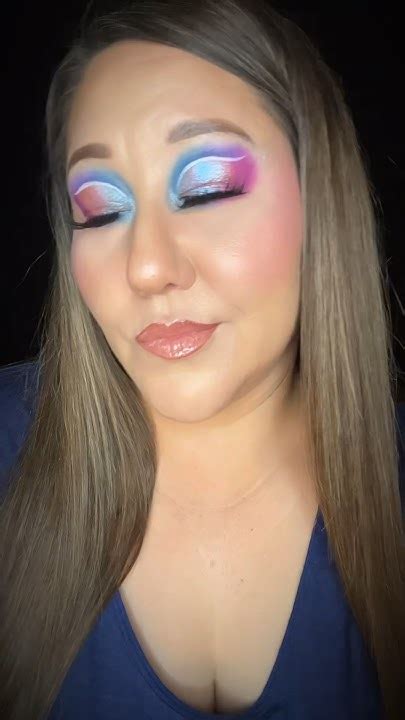 Bisexual Pride Flag Makeup 🩷💜💙 Pridemonth Prideflag Youtube