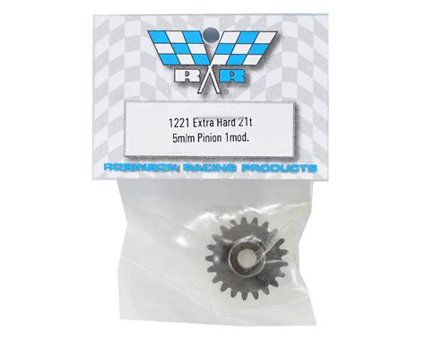 Robinson Racing Extra Hard Steel Mod1 Pinion Gear W 5mm Bore 21T