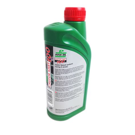 Rock Oil Castor Kart 1litre Dunlop Kartsport
