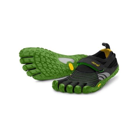 Vibram Fivefingers Fivefingers Mens Spyridon Closeout Black Green Green