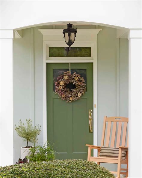 24 Green Front Door Paint Color Ideas