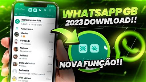 SAIUU WHATSAPP GB ATUALIZADO 2023 PARA QUALQUER ANDROID COMO