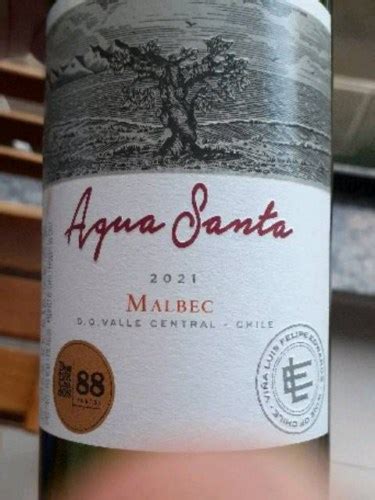 Luis Felipe Edwards Agua Santa Malbec Rosé Vivino US