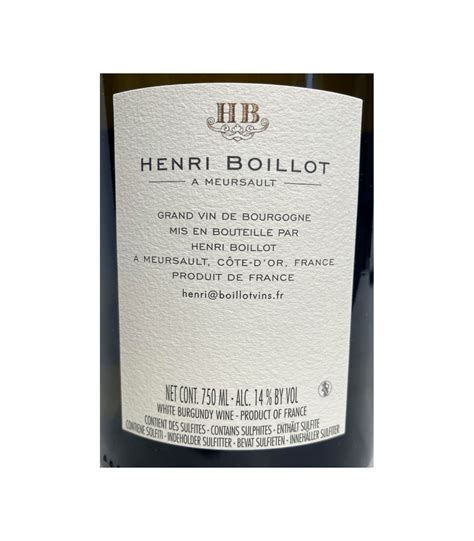 Bourgogne Chardonnay Domaine Henri Boillot