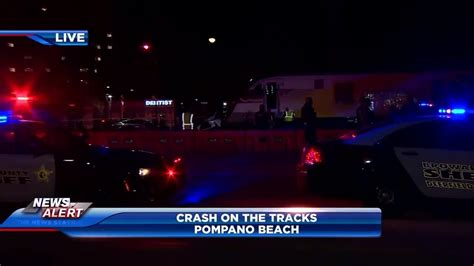 Car Collides With Brightline Train In Pompano Beach Wsvn 7news