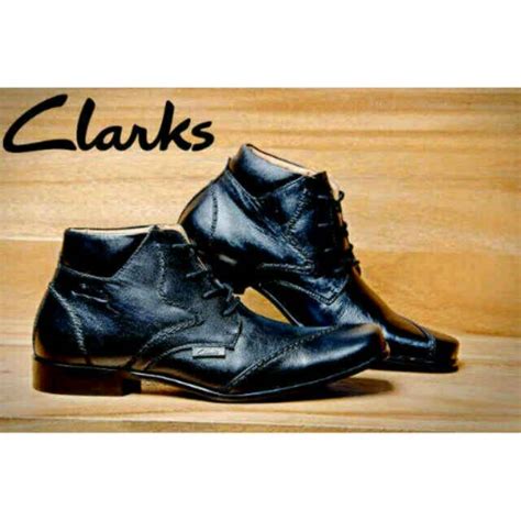 Jual Sepatu Pantofel Clark Hitam Tali Kulit Asli Pantopel Formal Pria