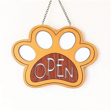 Dog Groomers Vet Pet Open Closed Hanging Sign Shop Etsy Uk