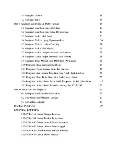 Susunan Penulisan Skripsi Yang Benar Laporan Ku
