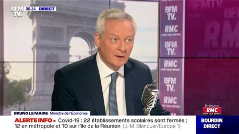 Bruno Le Maire Face Jean Jacques Bourdin Sur Rmc Et Bfmtv Vendredi