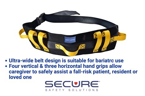 Buy Secure Bariatric Gait Belt With Caregiver Hand Grips And Quick