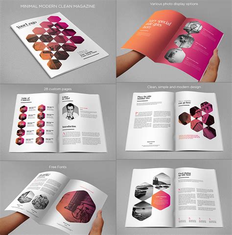 20 Magazine Templates With Creative Print Layout Designs