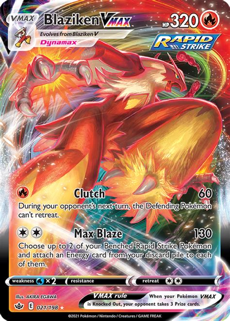 Blaziken Vmax Cre 21 Pokemon Tcg Pok Cards