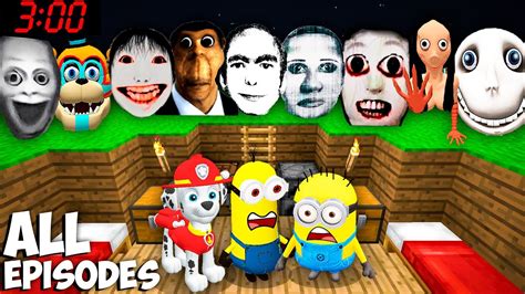 Obunga And All Nextbots Chased Me In Minecraft Minions Yoshie Entity